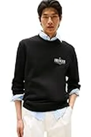 Tommy Hilfiger Heren HILFIGER STACKED SWEATSHIRTS MW0MW39376 Pullover Sweatshirt, , M, , M