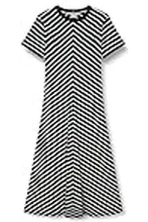Tommy Hilfiger Dames MODERN F&F MIDI JURK WW0WW44547, blauw, M, , M
