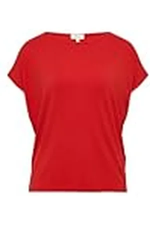 QS by s.Oliver Vloeiend jersey shirt met overgesneden schouders, , 42