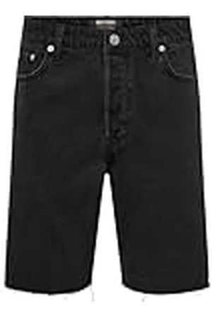 Only & Sons Onsfive Baggy Lb 9893 Pim DNM Shorts Vd2, , XL