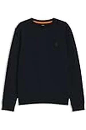 HUGO BOSS Westart Relaxed-Fit sweatshirt van katoen met logo-patch, , M