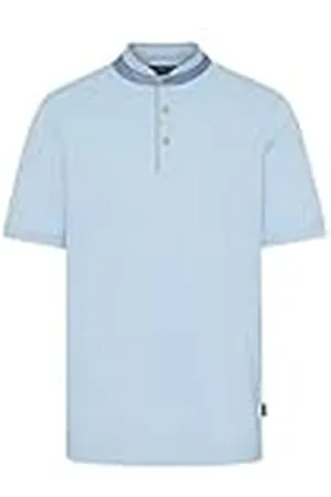 Bugatti Poloshirt voor heren, opstaande kraag, basic korte mouwen, moderne pasvorm, , XXL