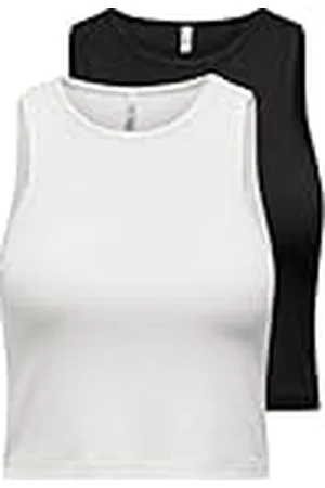 ONLY Onlbelia S/L Crop Top Cs JRS 2 Pack, , XL