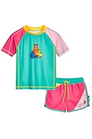 Playshoes Tweedelige Rash-Guard-set voor meisjes, , 86-92