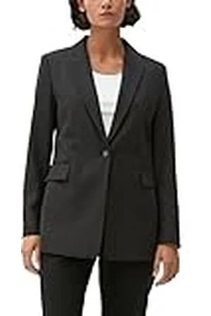 QS by s.Oliver Lange blazer van viscosemix, , 42