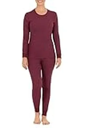 Fruit Of The Loom Micro Waffle Premium Thermische Set Pyjama voor dames