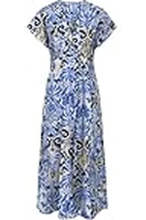 ONLY Onlnova Life Vis Mollie Long Dress AOP, , XS
