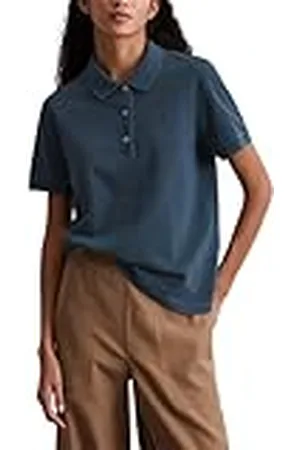 Marc O’ Polo Marc OPolo Poloshirt voor dames, korte mouwen, met stretch-aandeel, regular fit, , S