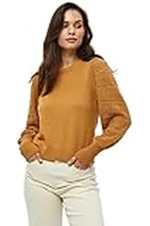 Peppercorn Dames Destina O-hals trui, Bone , L