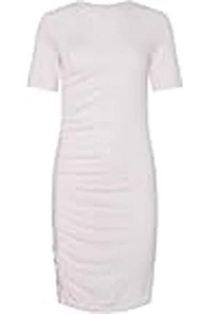 Pieces® Pcelly Ss Ruching Dress Pwp JRS, , XL