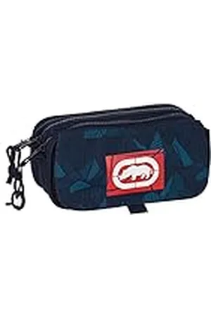 Safta ECKO UNLTD. Peaks Triple Big Etui, ideaal voor kinderen van 5 tot 14 jaar, comfortabel en veelzijdig, kwaliteit en dikte, 21,5 x 8 x 10 cm, marineblauw, Estándar, Casual, , Estándar