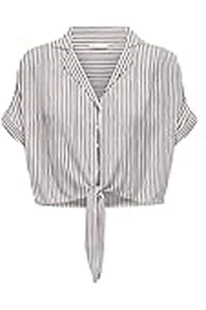 ONLY Onlpaula Life S/S Tie Shirt WVN Noos, , XL