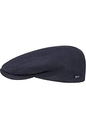 Lipodo Sport flatcap dames en heren - Platte pet met klep - sportieve flatcap seizoensovergang en winter - 56 cm blauw