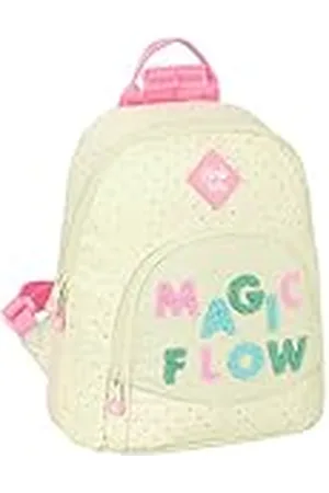 Safta GLOWLAB Hearts Mini-rugzak voor dagelijks gebruik, ideaal voor kinderen van verschillende leeftijden, comfortabel en veelzijdig, kwaliteit en duurzaamheid, 25 x 13 x 30 cm, lichtroze, unisex
