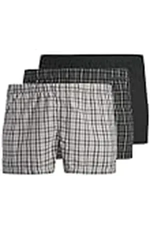 JACK & JONES Heren Jacmilano Woven Boxers 3 Pack Pls Sn, , xx_l
