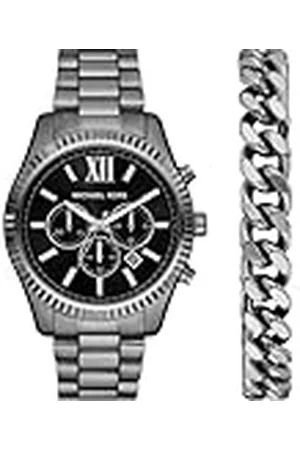 Michael Kors Heren Analoge Quartz Horloge met Roestvrij Stalen Band MK9217SET, , armband