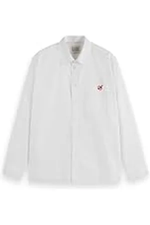 Scotch&Soda Core - The Free Spirit Peace Bird Poplin Shirt, , 40