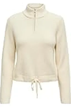 ONLY Onlfia Ls Zip Highneck Cc KNT Pullover voor dames, , M