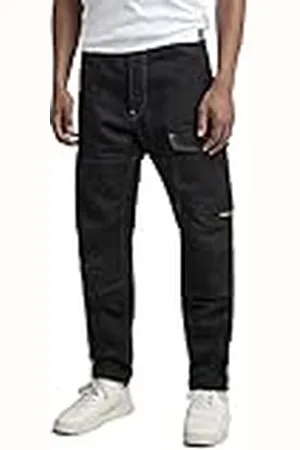 G-Star RAW Heren Bearing 3D cargobroek broek, zwart (dark black D190-6484), 35W / 34L, , 35W x 34L