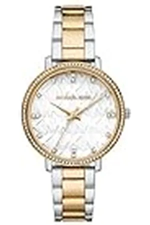 Michael Kors Analoog kwartshorloge voor dames, met roestvrijstalen armband MK4918
