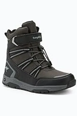 KangaROOS K-MJ Eldora EV RTX Sneeuwlaars, Jet Zwart/Staal Grijs, 11 UK Kind, , 11 UK Child