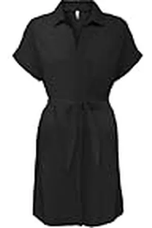 ONLY Onljakiri Linen S/S Shirt Dress Ptm, , M