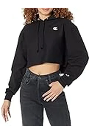 Champion Dames Cropped Reverse Weave Hood Sweatshirt, , L
