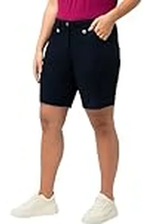 Ulla Popken Grote maten grote maten plus size cargo-bermuda, comfortabele tailleband, 4-pocket-snit, , 36W / 32L
