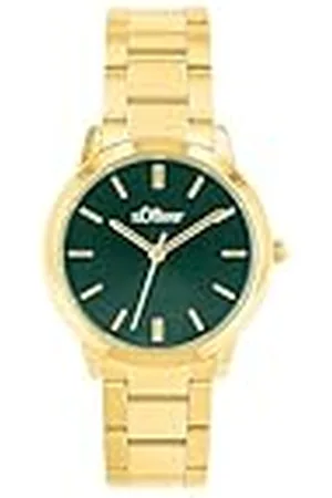 QS by s.Oliver Polshorloge dames quartz horloge analoog, met roestvrijstalen band, zilver, 3 bar waterdicht, geleverd in horlogegeschenkverpakking, 2038378