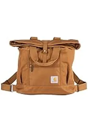 Carhartt Converteerbare, duurzame draagtas met verstelbare rugzakriemen en laptophoes, Convertible Rugzak Tote ( Bruin), One Size