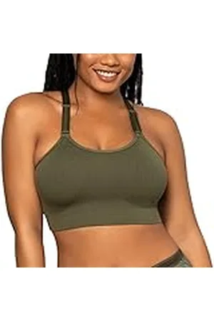 CURVY COUTURE Gladde, naadloze comfort, beugelbeha, olijfnacht, 3XL meer