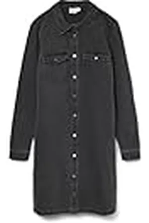 VERO MODA VMJENNIE dames jeansjurk korte jurk, , XS