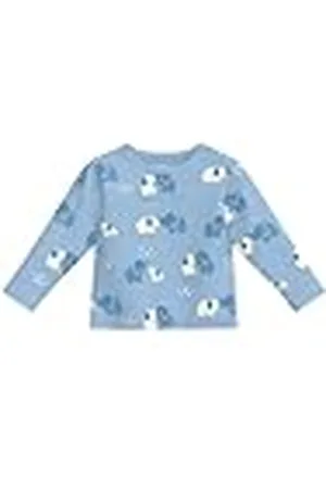 QS by s.Oliver Longsleeve van katoen met all-over-print, , 62 cm