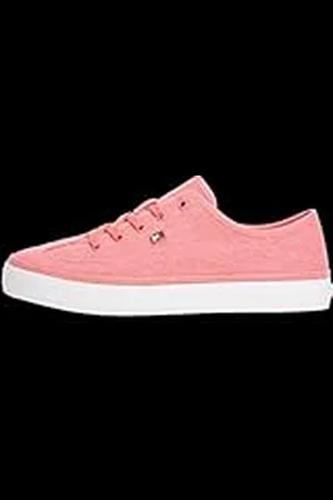 Tommy Hilfiger Washed Canvas Vulc Sneaker FW0FW08894 Low Top, Roze (gewassen kersen), 6.5, , 40 EU