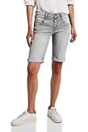 Street one Stijl QR Jane, mw, Bermuda, lichtgrijs lichtgrijs willekeurig gewassen 33, , 33