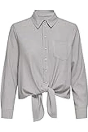 ONLY Onllola Life Ls Short Embelis Shirt WVN, , XS