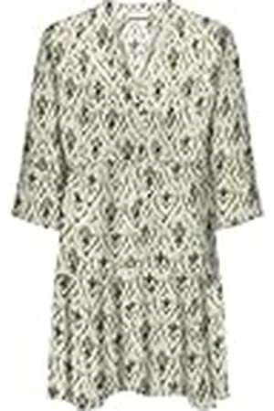 ONLY Onlnova Life Vis Thea Sleeve Dress AOP, , L