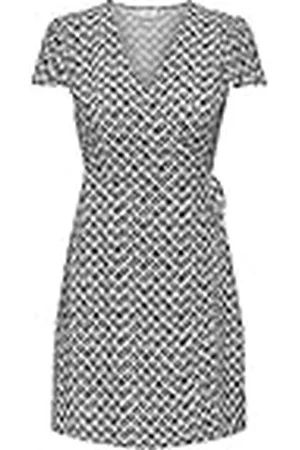 JDY Sezen Life S/S Wrap Dress WVN Dia, , M