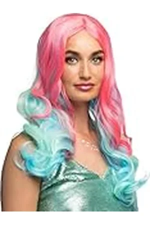 Boland 85080 - Zeemeermin pruik voor volwassenen, kapsel gemaakt van synthetisch haar voor themafeesten of carnaval, accessoire voor verkleedkostuums