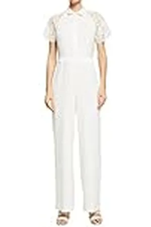ESPRIT Dames 022EO1L302 overalls, 110/UFF wit, standaard
