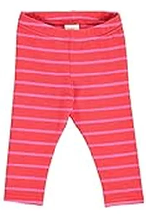 Green Cotton Stripe leggings baby, , 68 cm