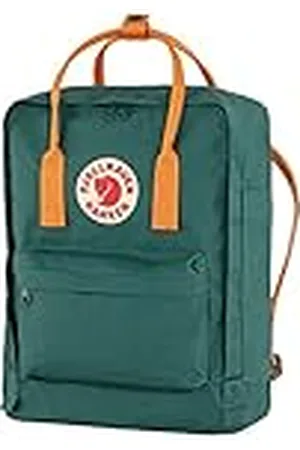 Fjällräven Kånken Rugzak voor volwassenen, uniseks, Arctic Green-Spicy Orange, Eén maat, Sportief