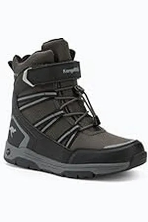 KangaROOS K-MJ Eldora EV RTX Sneeuwlaars, Jet Zwart/Staal Grijs, 13 UK Kind, , 13 UK Child