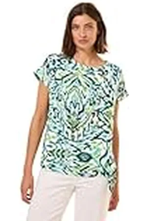 CECIL Linen_LI/CV_Gedrukte Knoop Blouse XS, , XS