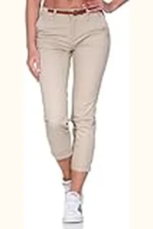 ONLY Dames Onlbiana Life Cotton Belt Chino Cc Pnt Pants, , 34W x 32L