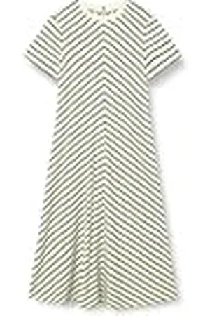 Tommy Hilfiger Dames MODERN F&F MIDI JURK WW0WW44547, wit, XS, , XS