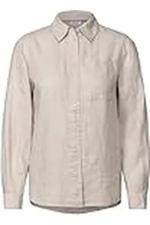 CECIL Linen_ Solid Shirt Blouse S, , S