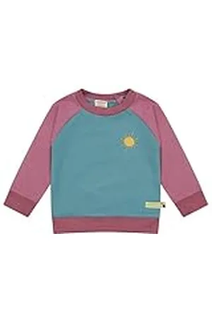 loud + proud Colorblock GOTS-gecertificeerde overall, topaas/UVA, 74 cm/80 cm, meisjes, , 74-80