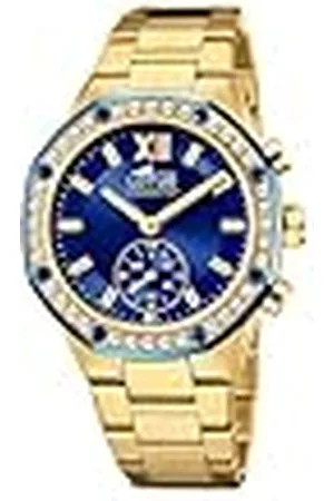 Lotus Dameshorloge 18925/2 connected 316L roestvrijstalen horlogekast verguld 316L roestvrij stalen armband verguld, , Armband