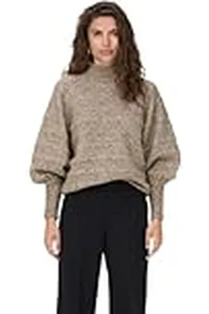 ONLY Dames Onlcelina Ls High Pullover KNT Noos gebreide trui, , XXL